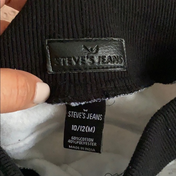 Black and white “cool” joggers. - Picture 2 of 3